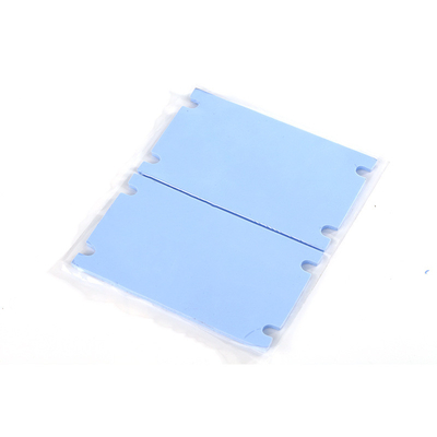 কেনা 0.3~10mm 2.5W/m·K ব্লু কালার LED লাইট আইসোলেশন সিলিকন শীট online manufacture