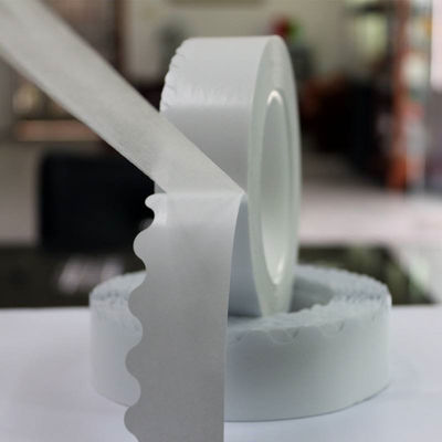 কেনা কার্টন এনভেলপ জন্য Serrated Wavy Edge জিপার ডাবল পার্শ্বযুক্ত কটন কাগজ টেপ অনলাইনে উৎপাদন