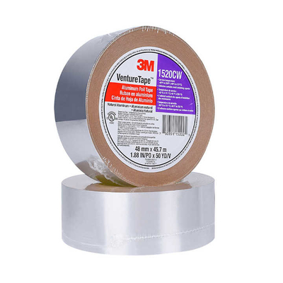 কেনা 3m 1520CW অ্যালুমিনিয়াম ফয়েল টেপ 0.08mm পুরু তাপ পরিবাহী টেপ online manufacture