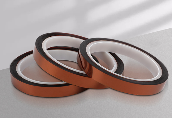 কেনা 50 Micron Polyimide Tape with Silicone Adhesive for High Temperature Electrical Insulation অনলাইনে উৎপাদন