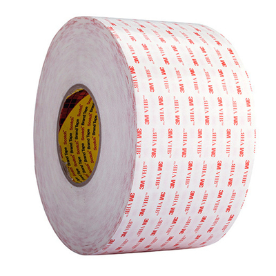 3M4950VHB উচ্চ তাপমাত্রা প্রতিরোধী দ্বি-পার্শ্বযুক্ত টেপ অটোমোবাইল ধাতু কাচ প্লাস্টিক শক্তিশালী আঠালো