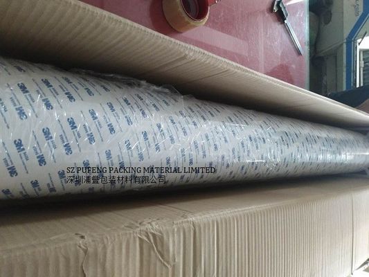 চাপ সংবেদনশীল আঠালো বন্ডিং VHB টেপ সঙ্গে Kraft কাগজ লাইনার
