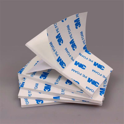 Viscoelastic 0.8mm RP45 কনফর্মযোগ্য ফোম কোর, 3M VHB ডবল পার্শ্বযুক্ত টেপ দিয়ে আঠালো টেপ কাটুন