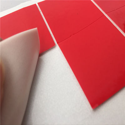 0.5mm-2mm ডাই কাট আঠালো টেপ, লাল 3M PE ফোম স্কোয়ার